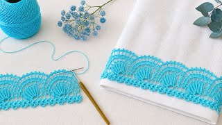 🩵Extraordinary Crochet Edging Lace 🩵How to Make a Unique Design for Many Projects