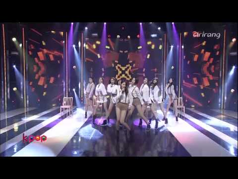 [131112 Live Perf.] Nine Muses - Gun @Arirang TV Simply KPOP