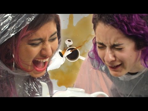 No hands coffee challenge