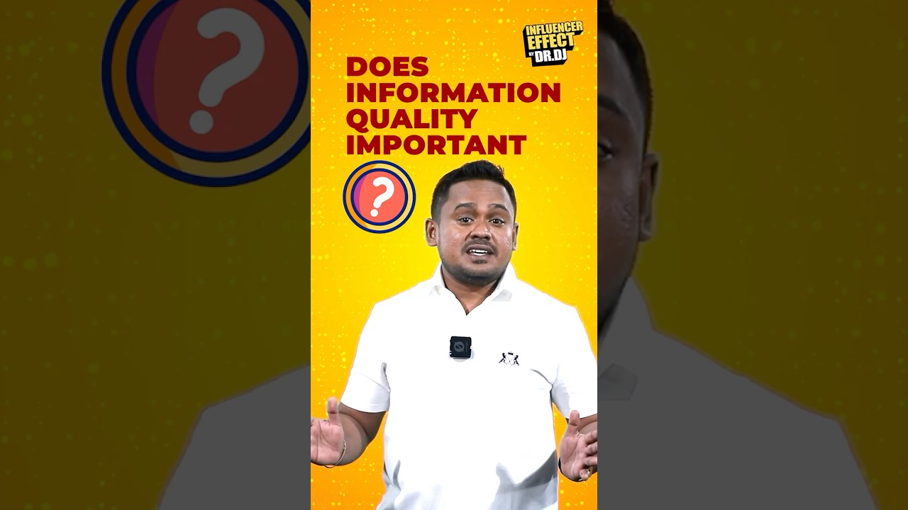 Does Information Quality important for an Social media influencer