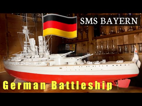SMS Bayern - German Battleship ( 1916 - 1919 ) Scale 1:150