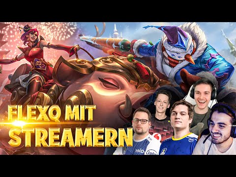 FlexQ mit Tolkin, Noway, Sola und Pandar - Sejuani und Snow Man Yi - Agurin Streamhighlight
