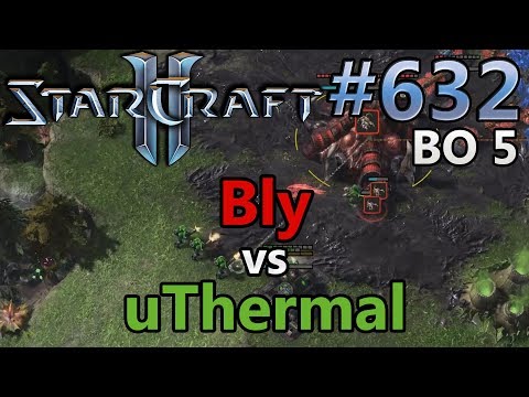 Bly (Z) vs uThermal (T) | BO5 Game 1 | Starcraft 2: Replay-Cast #632 [German]