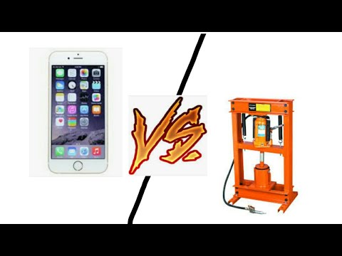 IPhone 5 VS hydraulic press.