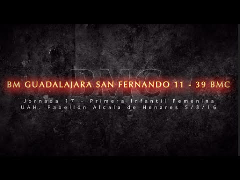 Jornada 17  BM Guadalajara San Fernando 11 - 39 BMC (5/3/16)