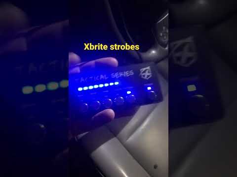 Xbrite tactical series strobes snow lights front grill 2015 Silverado 1500
