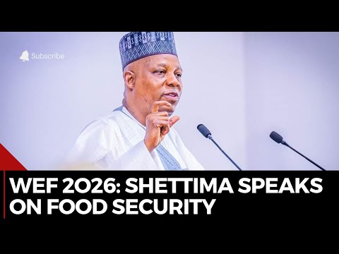 WEF 2026: Shettima Outlines Nigeria’s Strategy to Tackle Food Insecurity