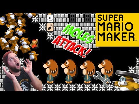 MOLES ATTACK! - Community & Viewers Levels - Super Mario Maker [#11]