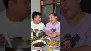 Husband Eats Food for 3 People! Wife's Reaction is Priceless 😂 | Chinese Food Mukbang Husband Eats Food for 3 People! Wife's Reaction is Priceless 😂 | Chinese Food Mukbang