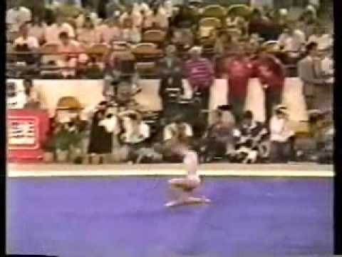 Hope Spivey - 1988 USA vs USSR - Floor Exercise