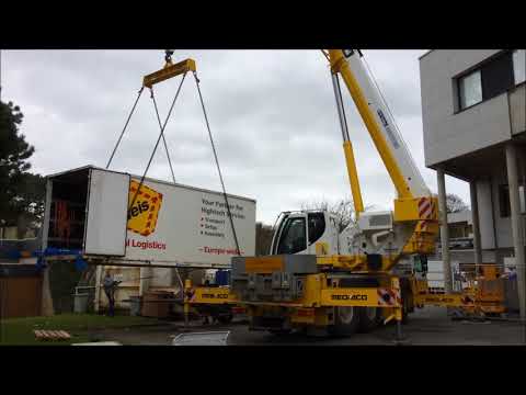 Arrivée de l'IRM à l'hôpital de Lannion