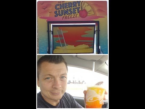 Taco Bell Cherry Sunset Freeze review Video