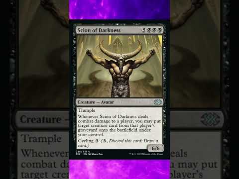 What is Scion of Darkness? Double masters set (Card 86)