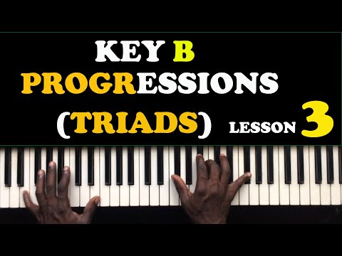 Complete Crash Course Piano Tutorials KEY B Forming Progressions (lesson)