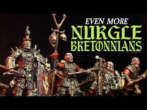 Kitbashing CHAOS MARAUDERS for my  Nurgle Bretonnians!