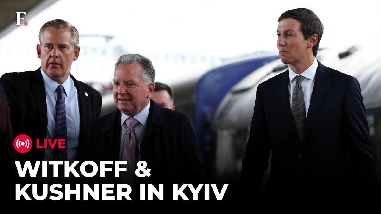 LIVE: US Envoys Witkoff & Kushner Visit Kyiv, See Damage From Russian Strikes