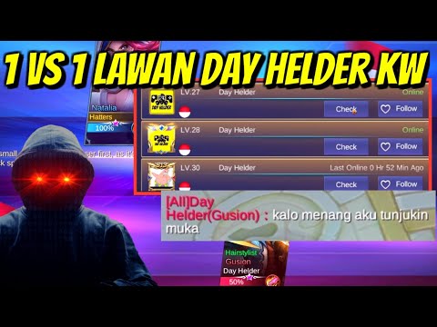 1 VS 1 MELAWAN DAY HELDER KW !! KALAU KALAH DIA JANJI TUNJUKIN MUKA DAN NGASIH SKIN EPIC Video