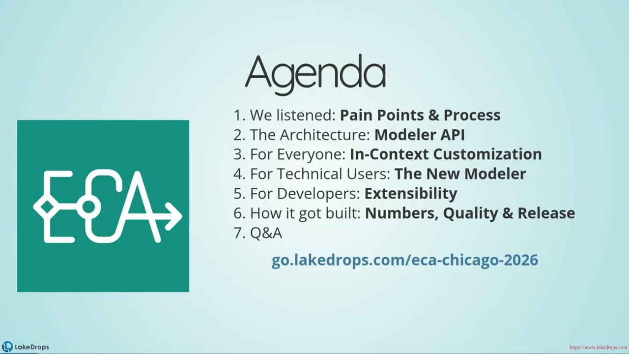 Next Generation ECA - Vision and Progress update