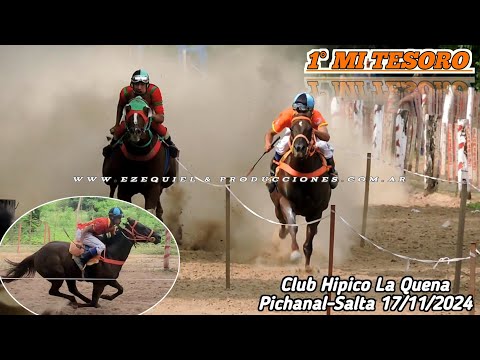 1°MI TESORO vs 2°REINA Club Hipico La Quena Pichanal-Salta Domingo 17 De noviembre del 2024