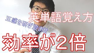 【英語】効率２倍・英単語の覚え方