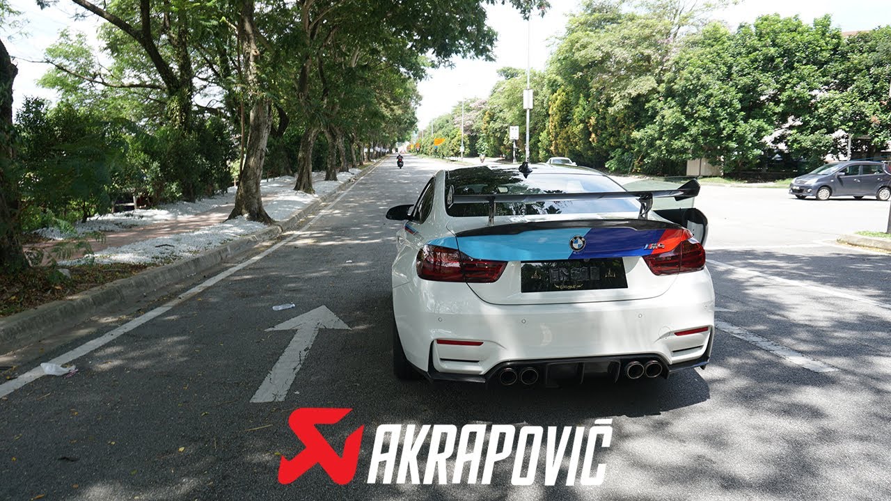 BMW M4 F82 X AKRAPOVIC EXHAUST | HARD LAUNCH