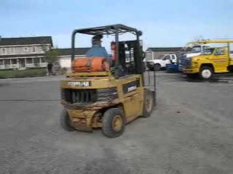 Lot 109 - Caterpillar 5000 lb. Propane Forklift