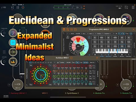 Euclidean Sequencer & Progressions Chord Generator - Expanding Minimalist Techniques - Tutorial