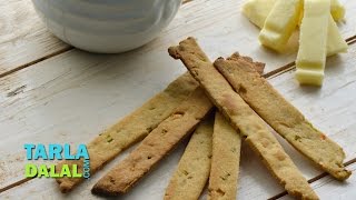 preview picture of video 'Cheese and Vegetable Sticks ( Healthy Snack for Kids) by Tarla Dalal'