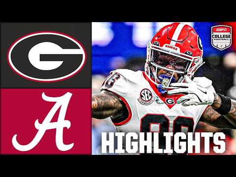 SEC Championship: Georgia Bulldogs vs. Alabama Crimson Tide | Full Game Highlights | ESPN CFB