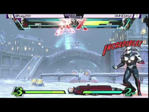 SSXX UMvC3 LF - @huey253 (ZER/DAN/HIR) vs SMH|Darryn (NOV/SPE/HAW)