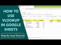 VLOOKUP Google Sheets | How to Use VLOOKUP in Google Sheets | Retrieve Data from a Cell