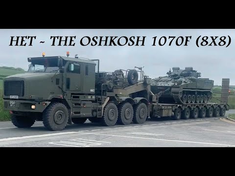 HET - Night Movements -The Oshkosh Tank Transporters On The Move Through West Wales