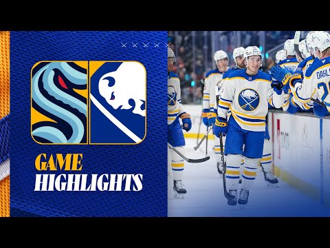 Tage Thompson Continues Scoring Streak In Buffalo Sabres Win Over Seattle Kraken | Highlights