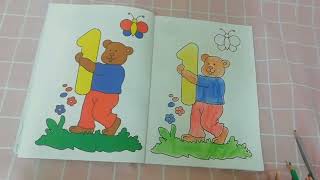 coloring a bear