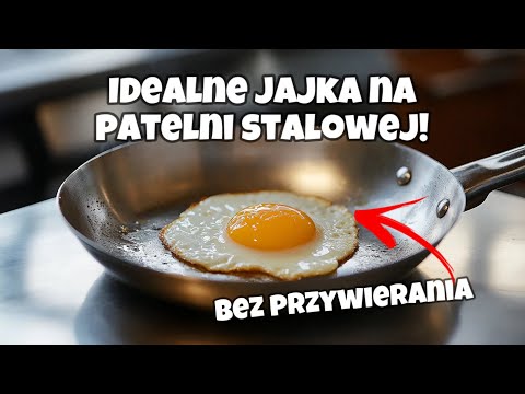 Idealne jajka na patelni ze stali nierdzewnej (bez przywierania)