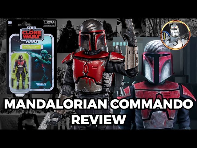 Vídeo relacionado con Star Wars La colección Vintage, Mandalorian Super Commando, Star Wars: Ahsoka, Figura de acción a escala de 9,5 cm
