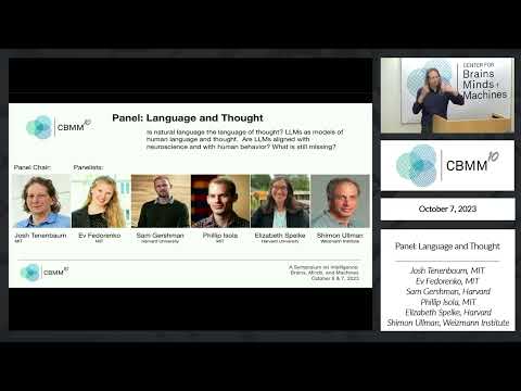 CBMM10 Panel: Language and Thought