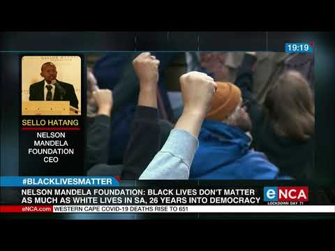 Nelson Mandela Foundation speaks on BlackLivesMatter