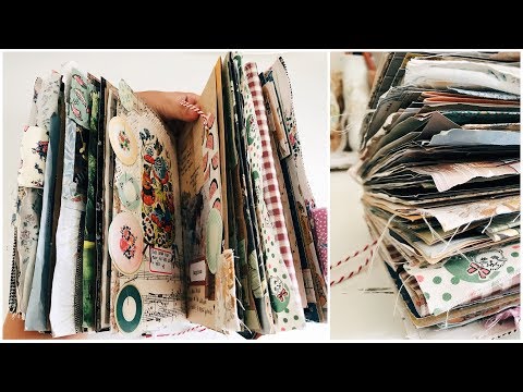 Journal Flip Through Completed Vintage Junk Journal My Personal Journal