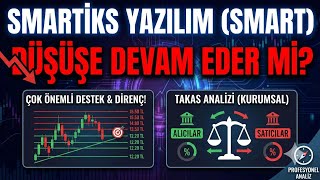Smartiks Yazılım (SMART) Düşüşe Devam Eder mi?Destek-Direnç-Takas | Yorum ve Ana