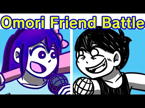 Friday Night Funkin' Aubrey, Kel & Hero vs Omori & Basil - Friend Battle (FNF Mod) (OMORI x FNF)