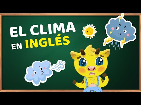INGLÉS PARA NIÑOS | EL CLIMA Y TIEMPO EN INGLÉS | CLASE DE INGLÉS PARA NIÑOS