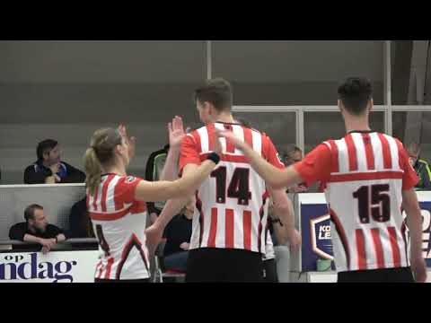 Fortuna/Delta Logistiek tegen KZ 1e playoff wedstrijd op 2 april 2022