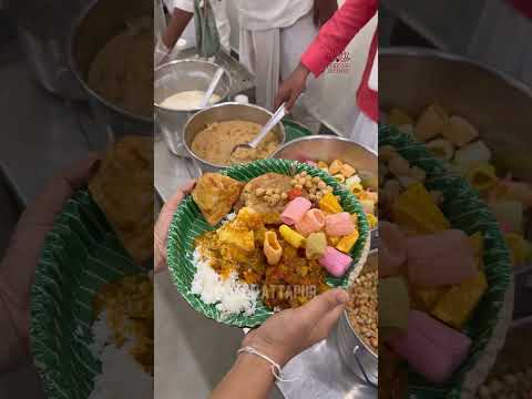 ISKCON Attapur Bramhacari Ashram Prasad || Sri Rama Navami #shorts #trending #annadanam