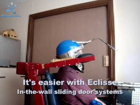 Eclisse sliding door systems for disabled people