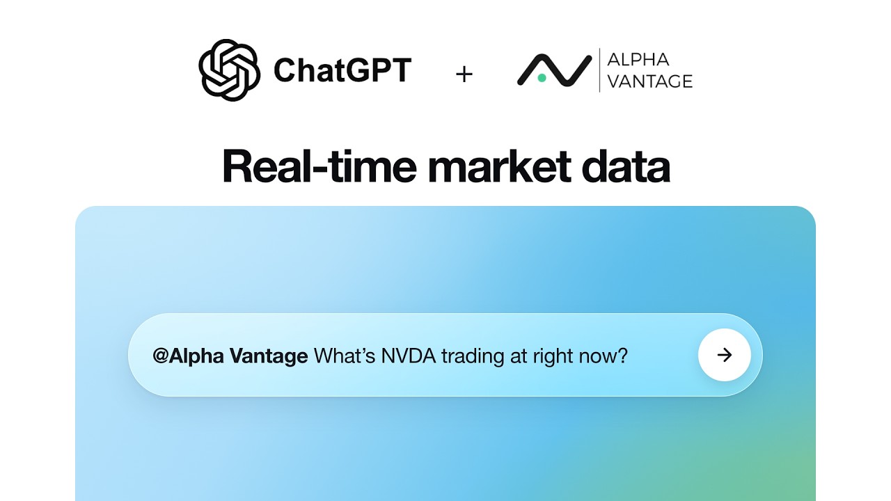 Connecting to the Alpha Vantage Plugin in ChatGPT