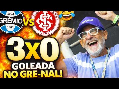 Farid reacts to Grêmio's 3-0 victory in the decisive Gre-Nal derby!