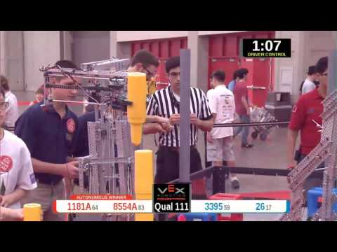 2015 VRC Arts Q111 - 1181A 8554A vs 3395 26 - 36 to 59 - VEX Worlds 2015 - Arts Division