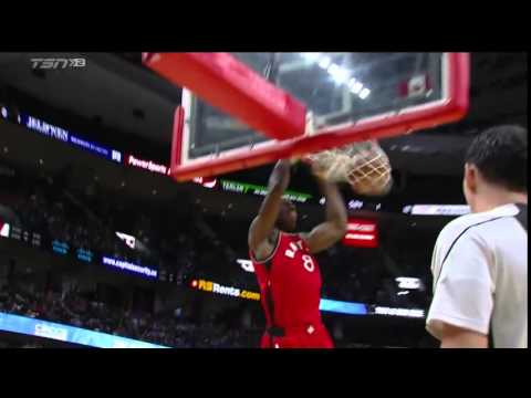 Raptors Highlights: Joseph Finds Biyombo - October 14, 2015