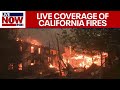 LIVE: California wildfires coverage, Los Angeles Fires, Eaton fire, Sunset fire, Woodley fire, Hurst